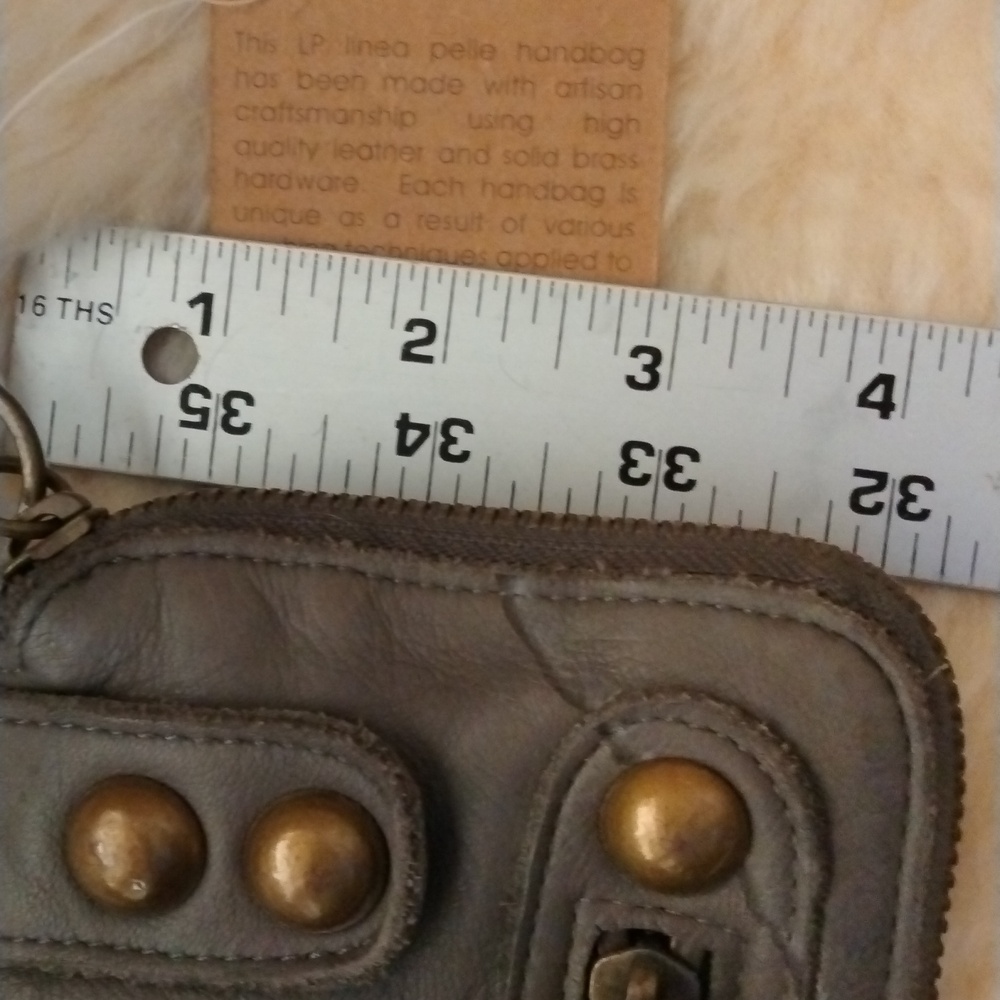 Linea Pelle Leather Zippered Wallet - Picture 7 of 7